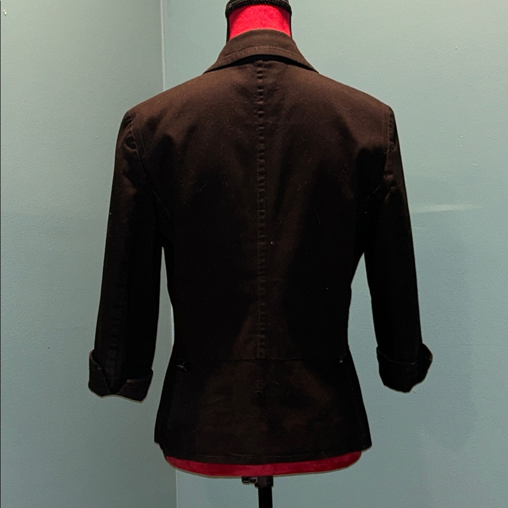 Talbots Classic Black Women's Jacket Size 8 - Picture 5 of 10